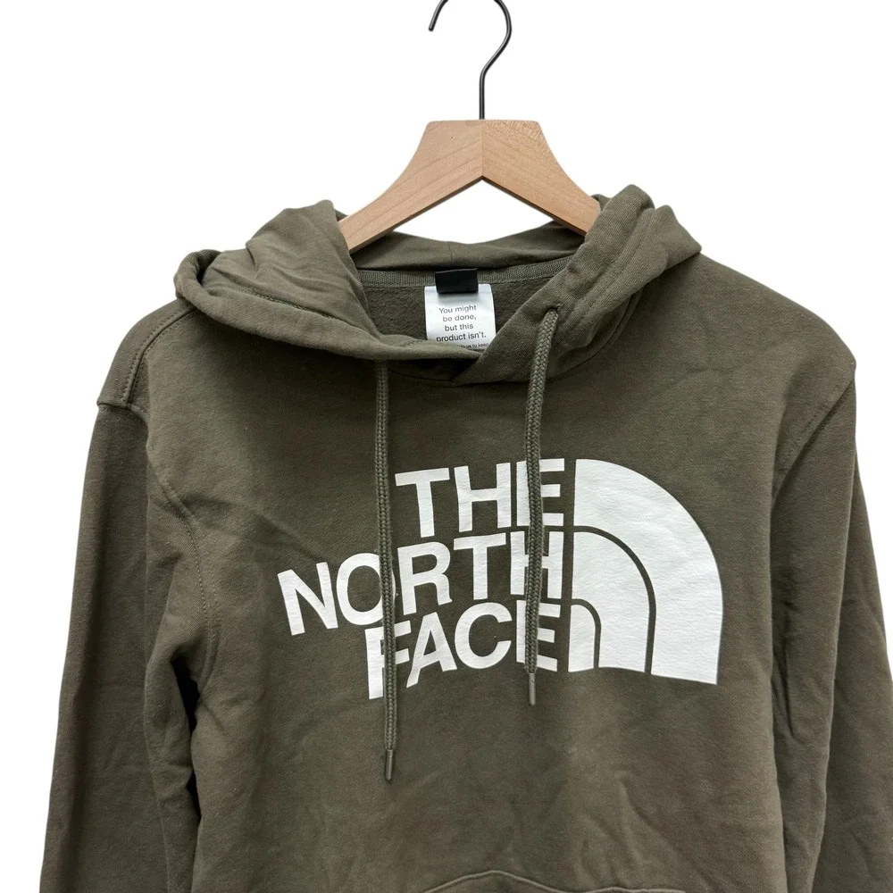 The North‎ Face Olive Green Hoodie Pullover Sweatshirt Mens Size S Small